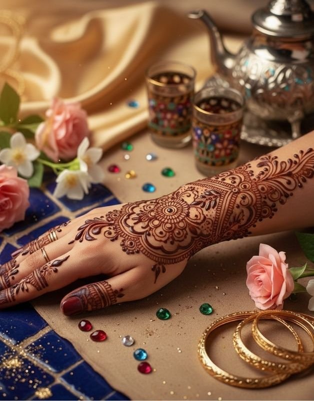 arabic henna designs