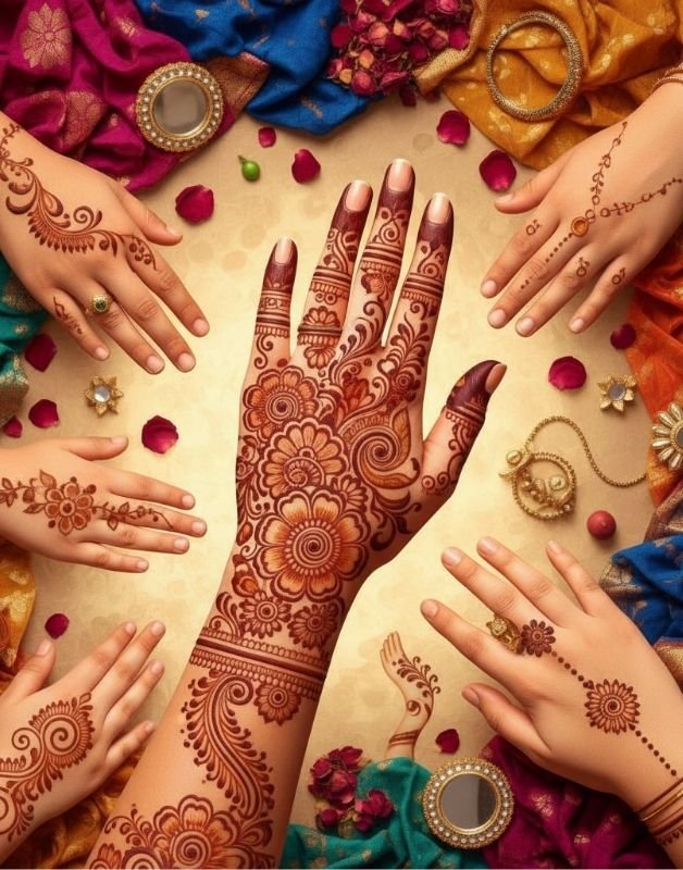 beautiful and easy mehandi designs
