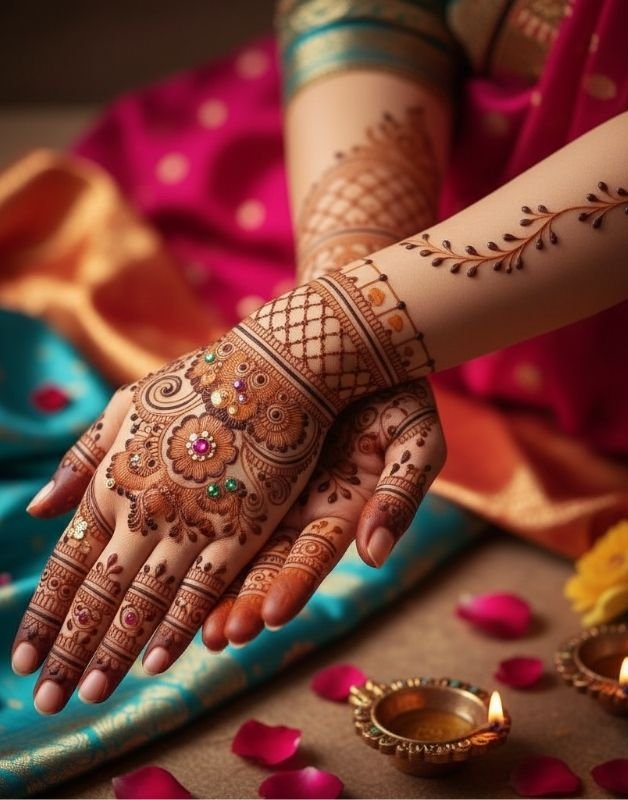 beautiful and easy mehendi designs