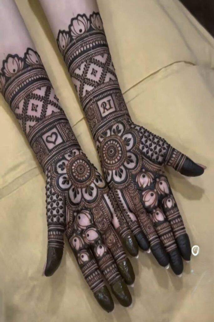 new mehndi design easy