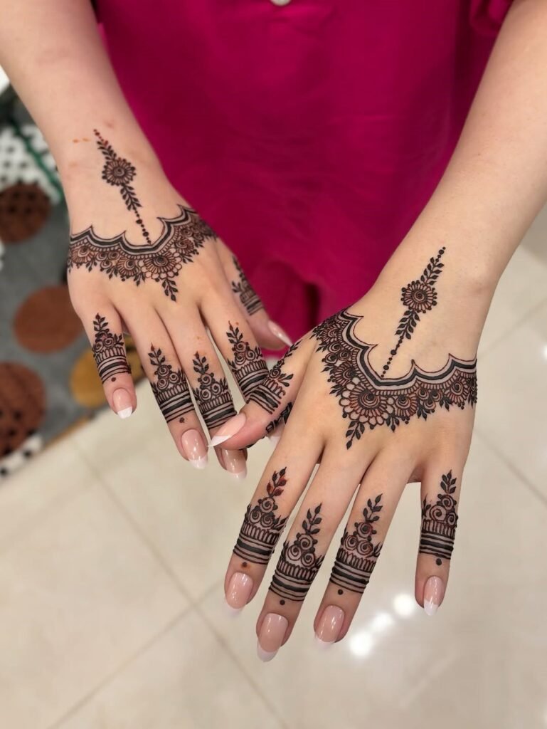 classic arabic designer mehndi designs for hands
