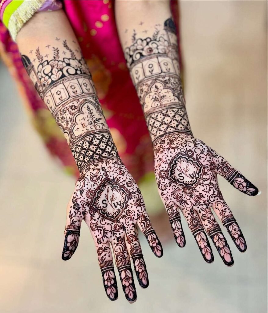 classic easy floral henna designs