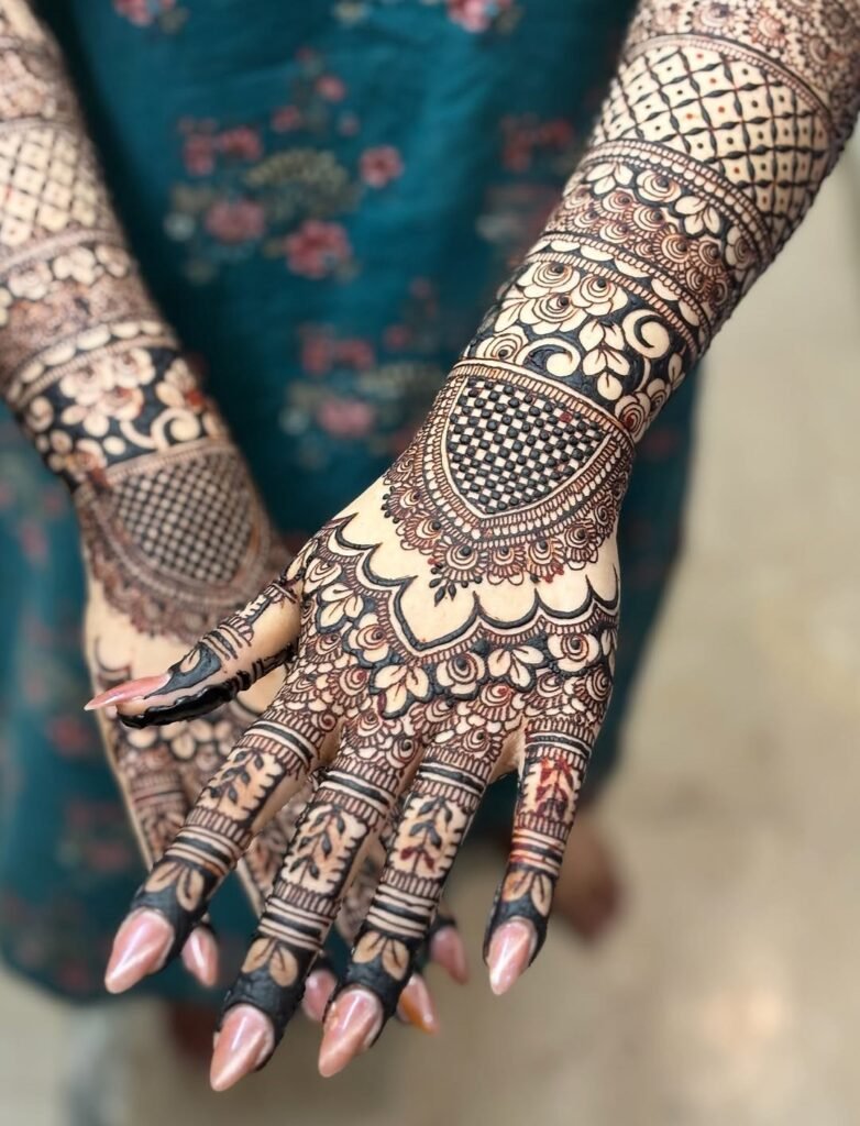 classic henna design tattoo hand design mehndi