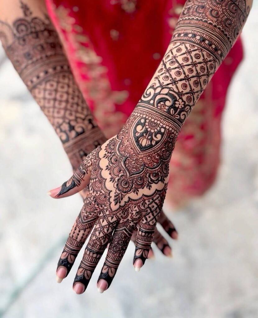 classic henna simple mehndi designs