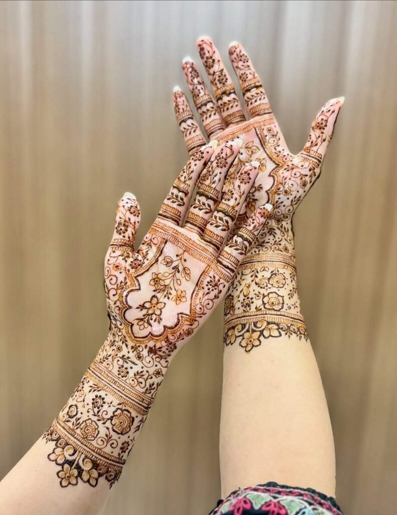 classic injection simple mehndi design