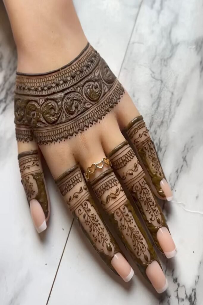 easy mehndi design