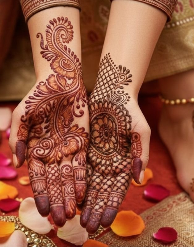 easy mehndi design