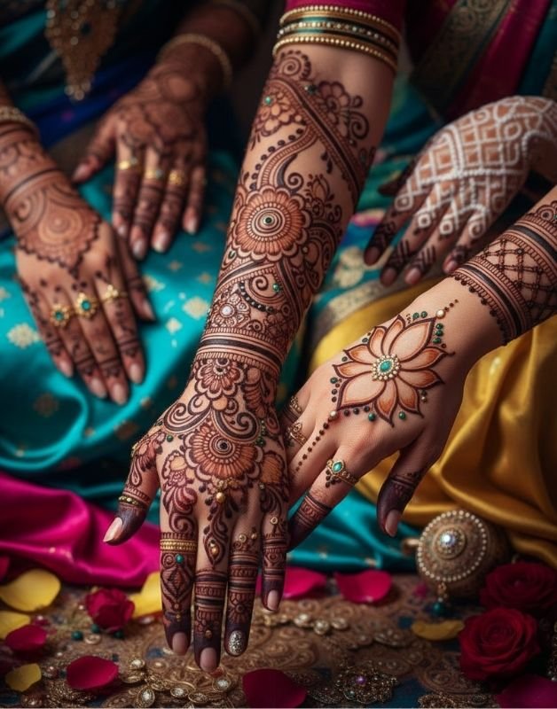 henna hand tattoo ideas