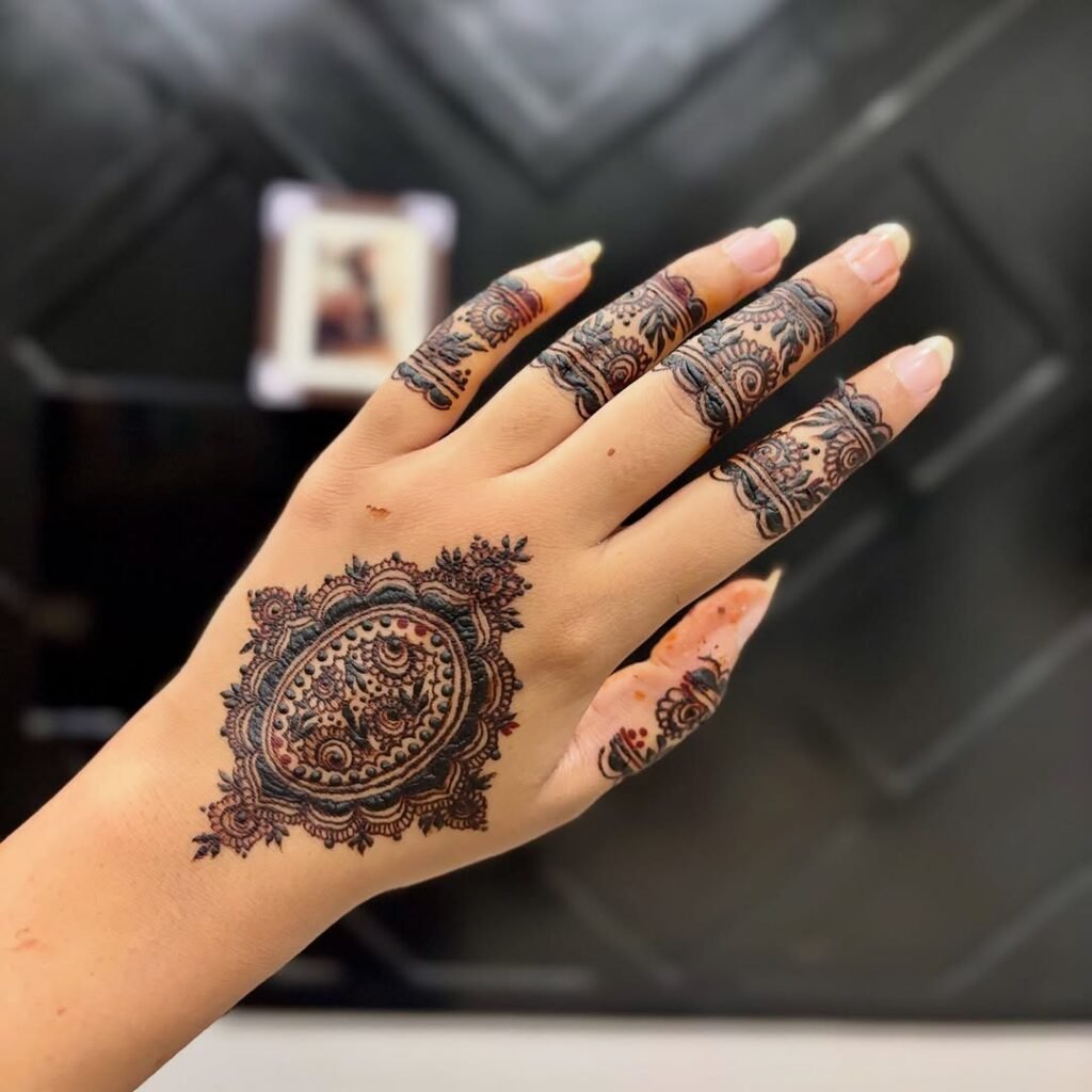 latest floral easy designs mehndi