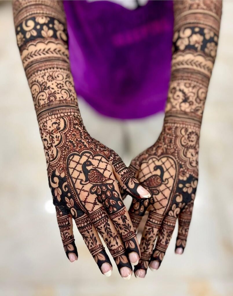 latest floral mehndi easy design