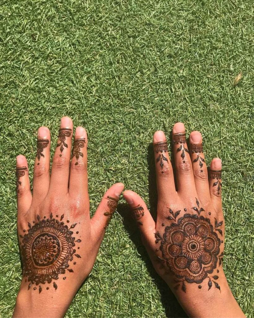 latest indian childrens mehndi designs