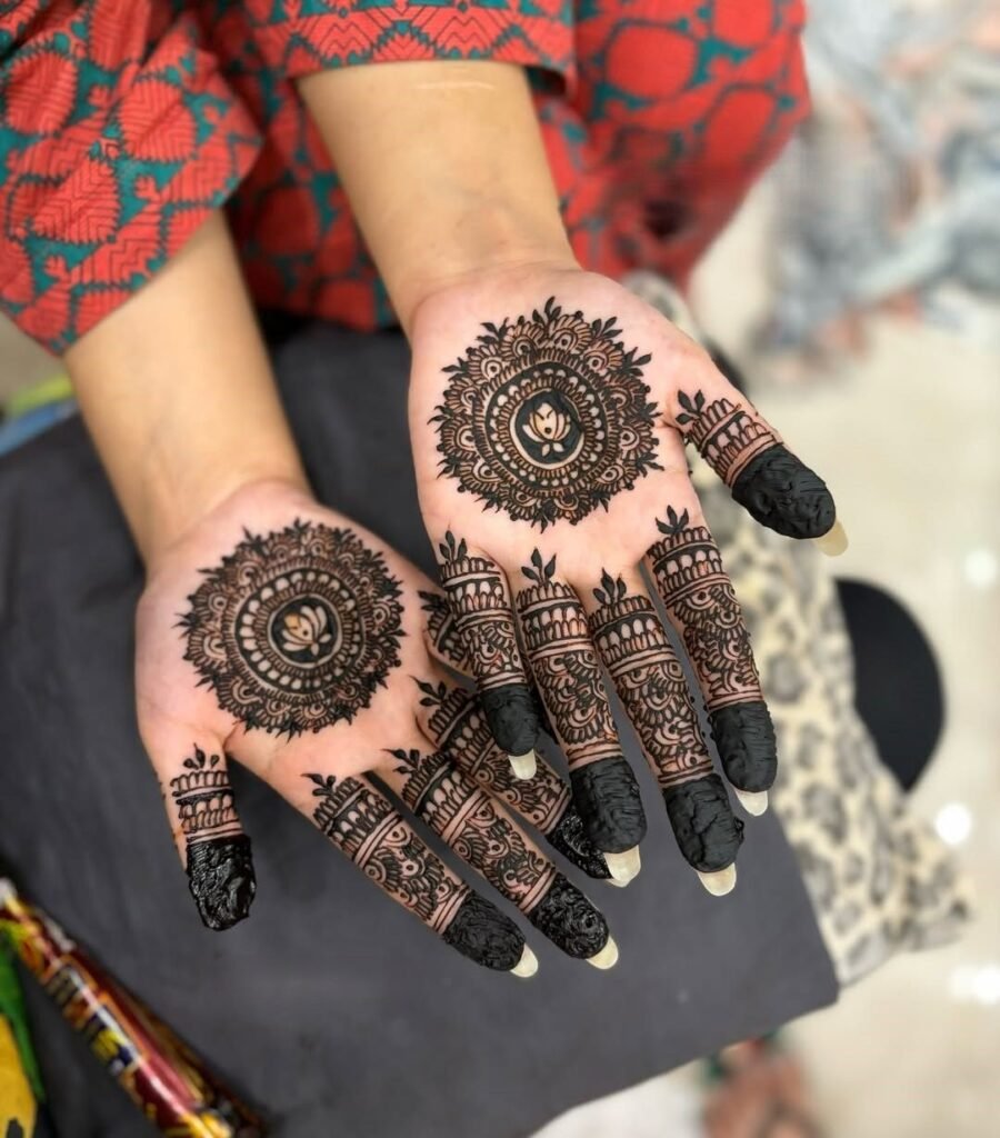 latest indian mehndi designs arabic design