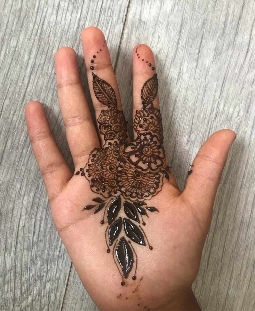 latest simple easy mehndi designs for childrens