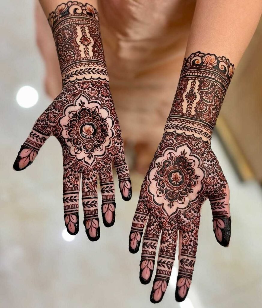 latest simple floral henna designs
