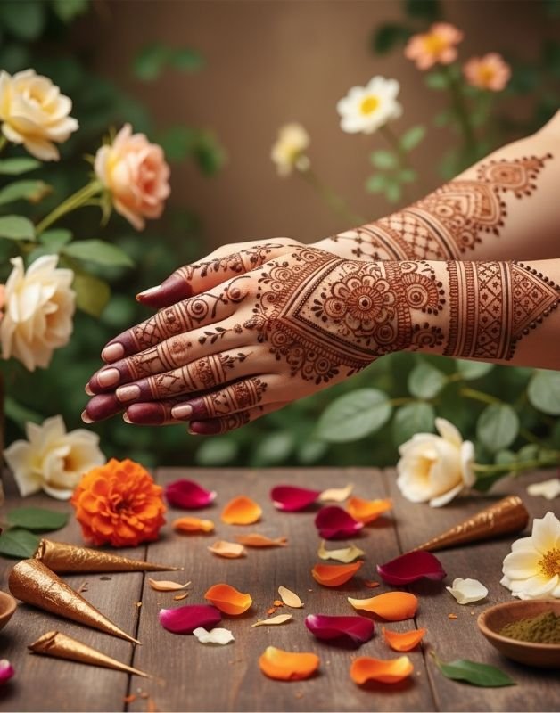 mehandi designs simple