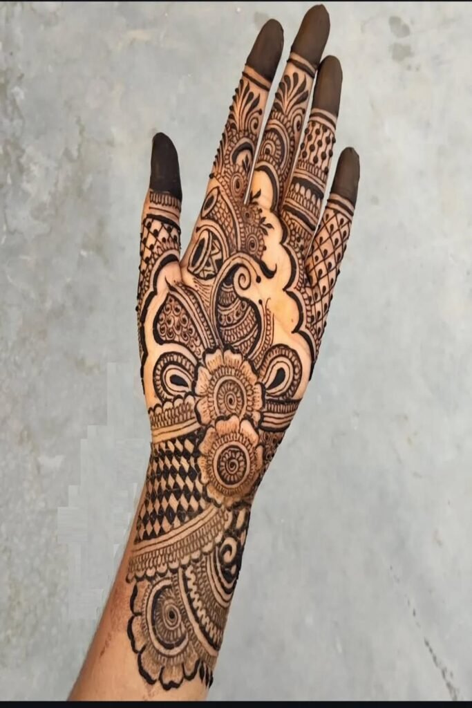 henna designs front hand
