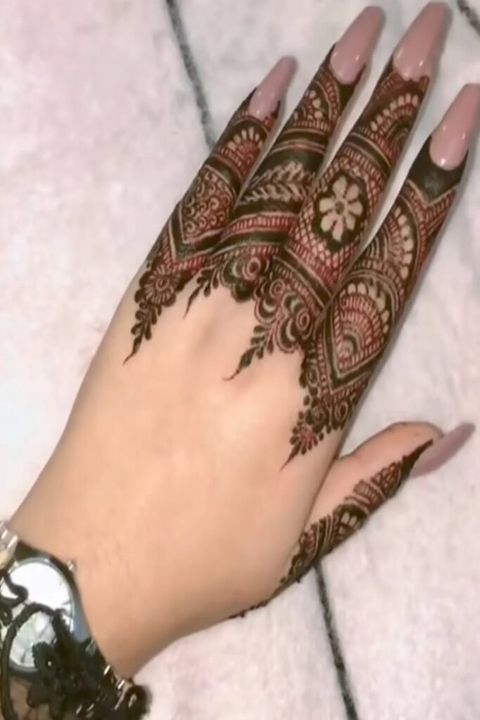 simple henna designs for hands