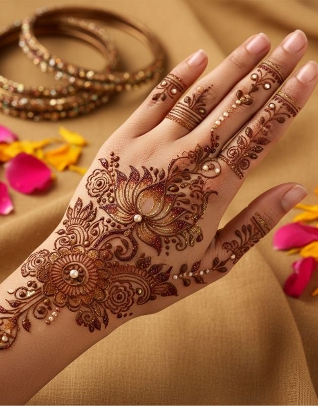 mehendi simple design