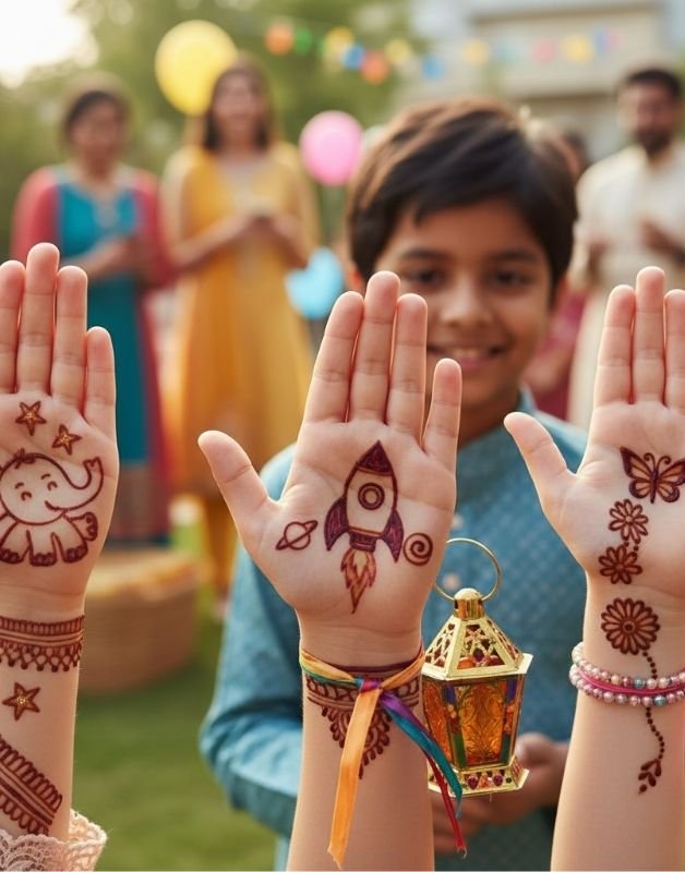 mehndi designs for kids
