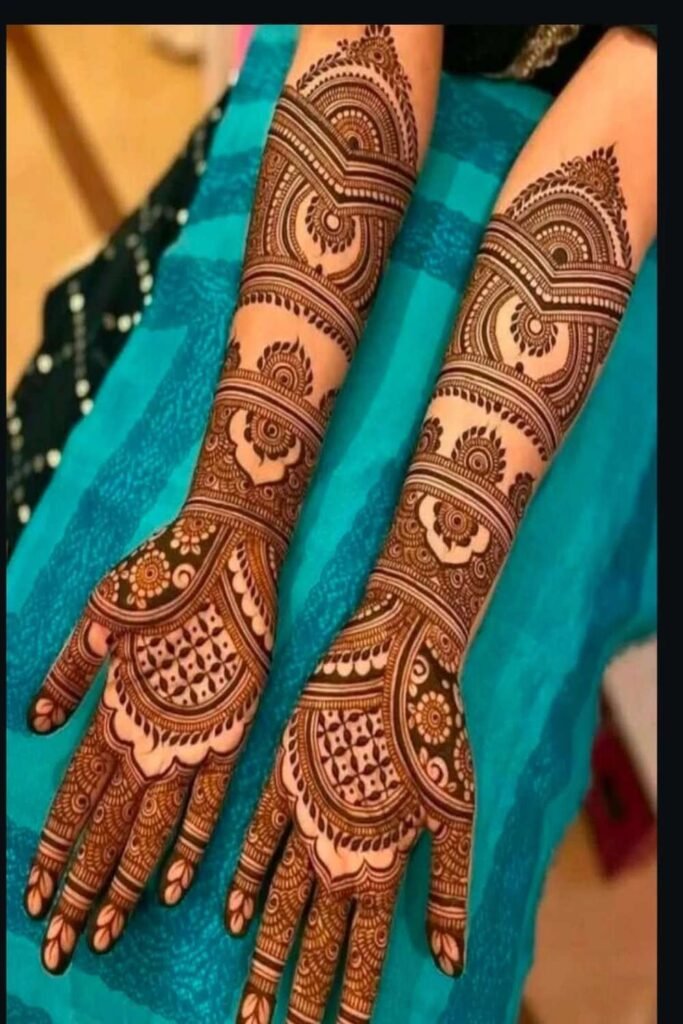 front hand henna designs