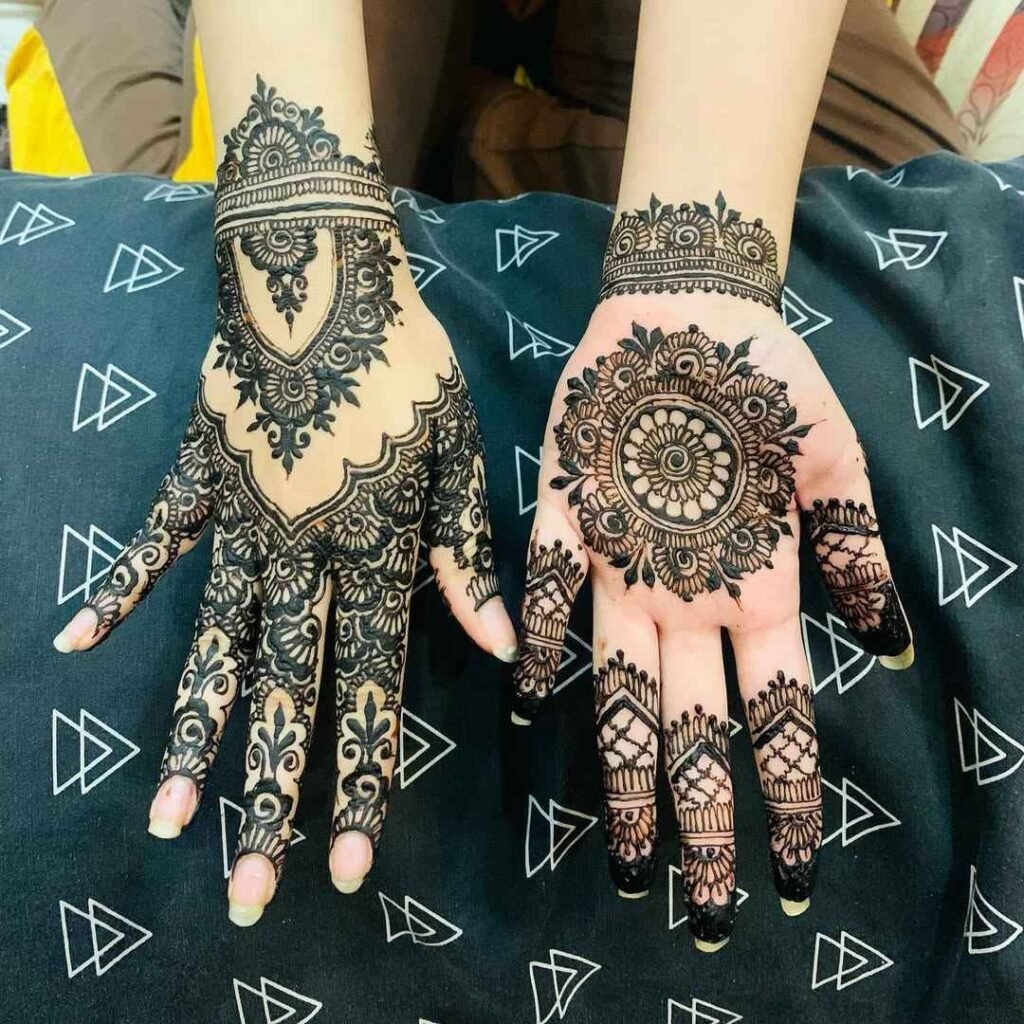 minimal arabic henna black henna