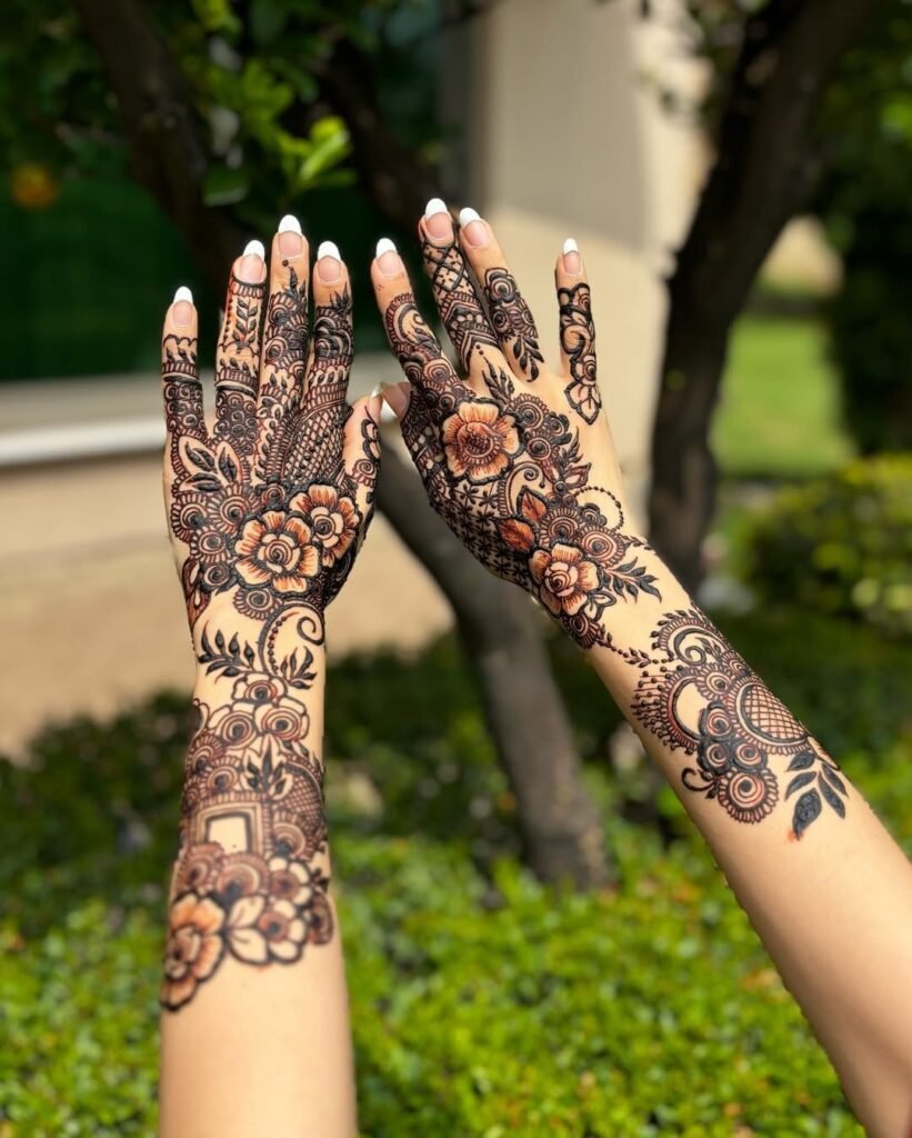 minimal arabic henna designs