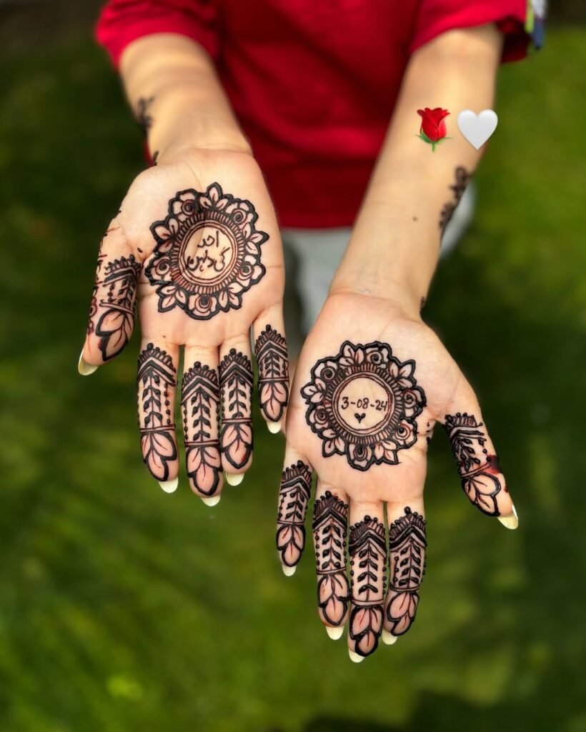 minimal arabic henna designs