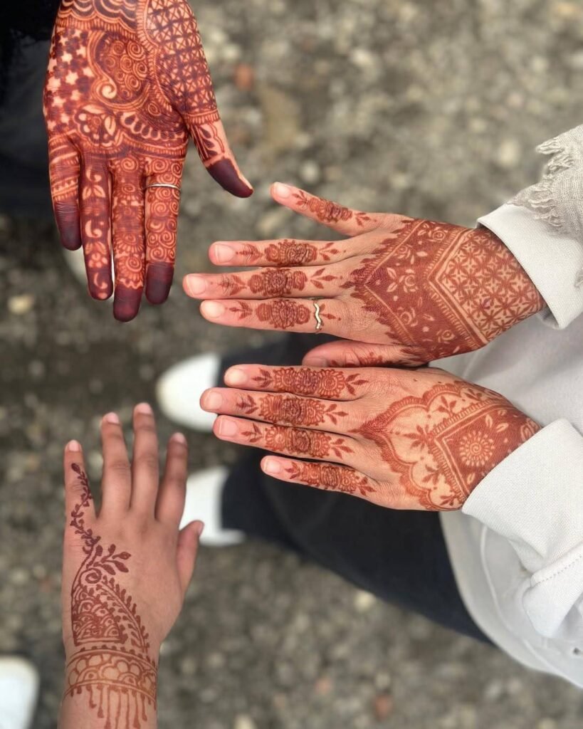 minimal easy mehndi designs for kids