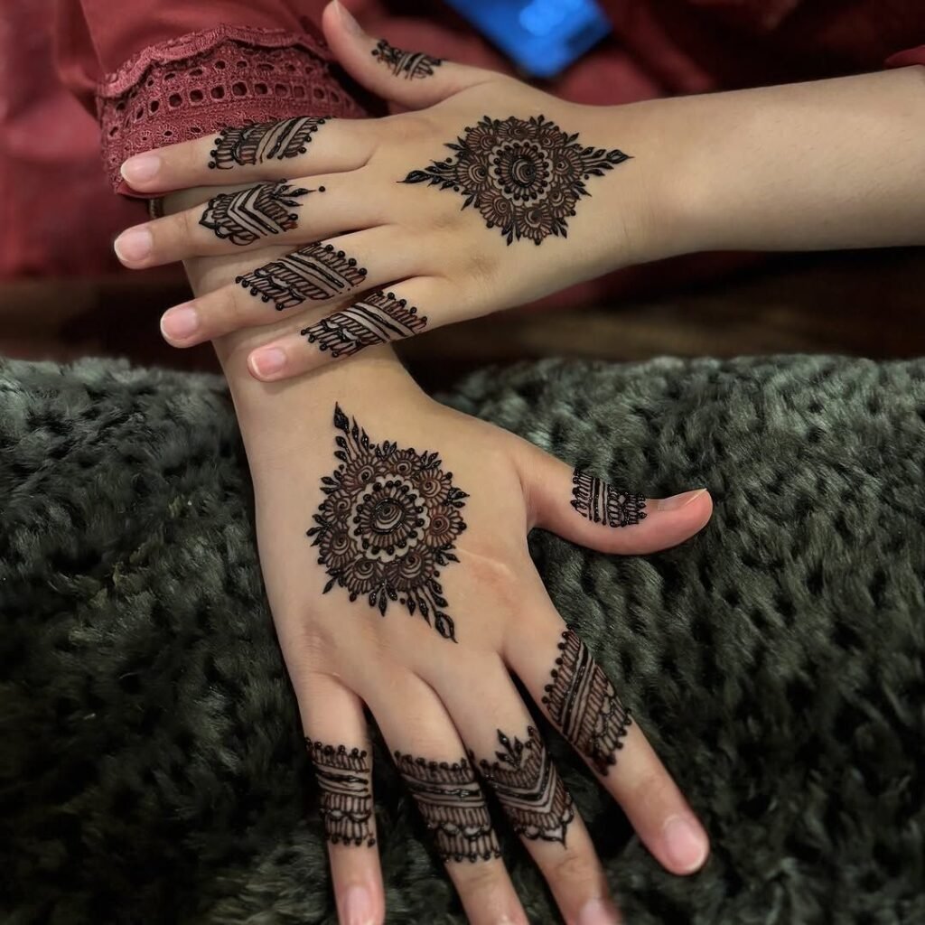 minimal indian henna black henna