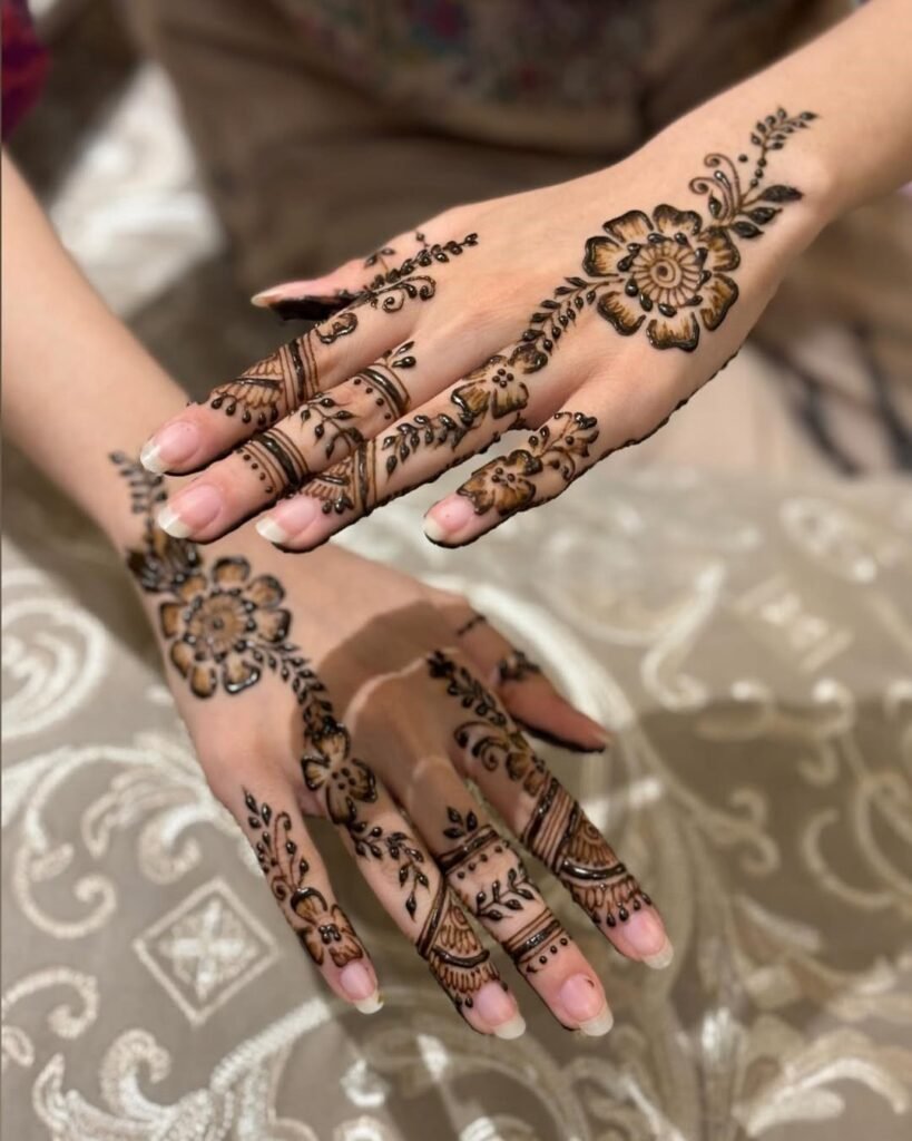 minimal mehndi designs for childrens