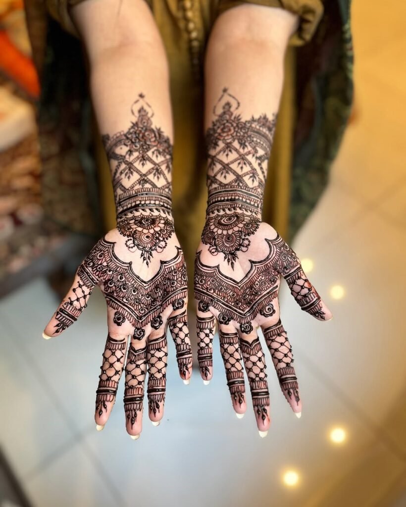 modern arabic mehndi designs