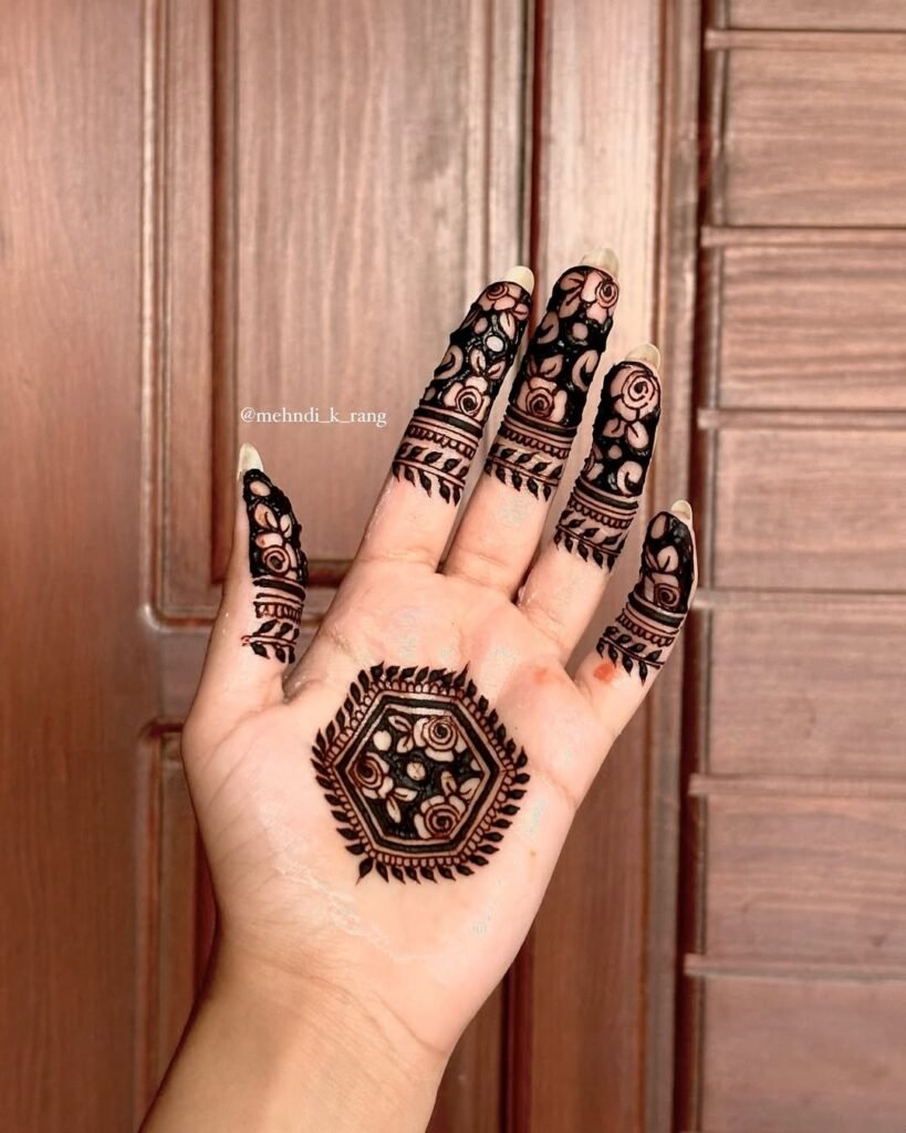 modern basic henna designs