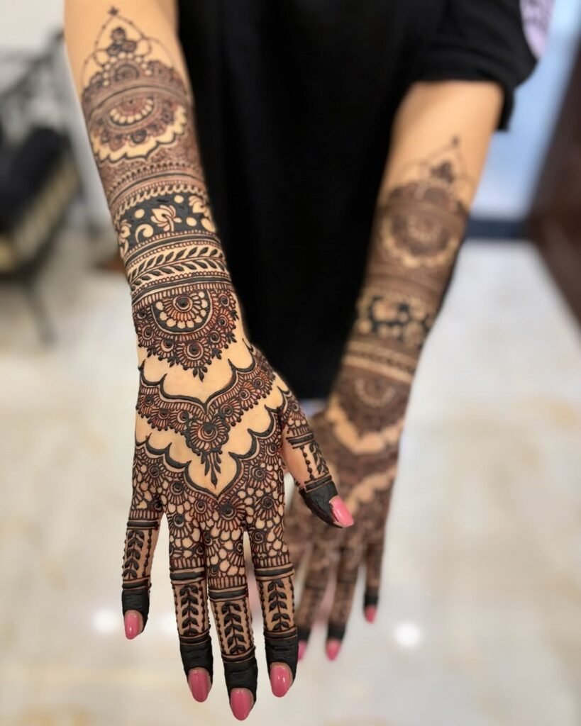 modern henna design hand tattoo design mehndi