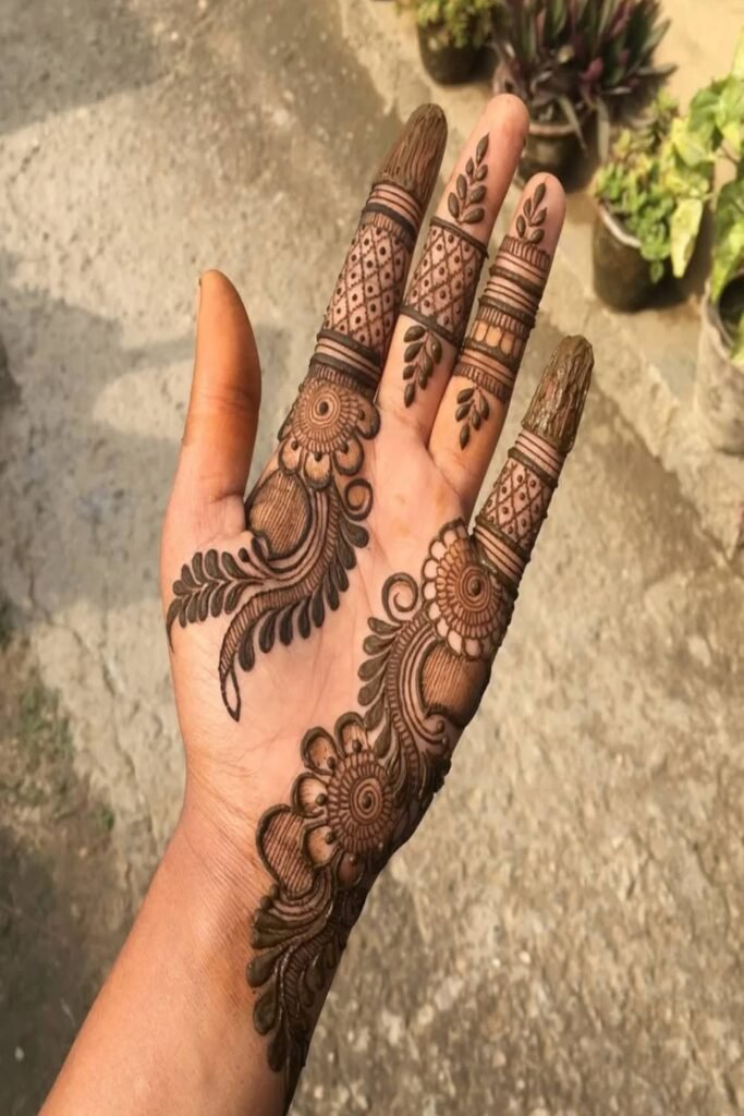 beautiful and easy mehendi designs