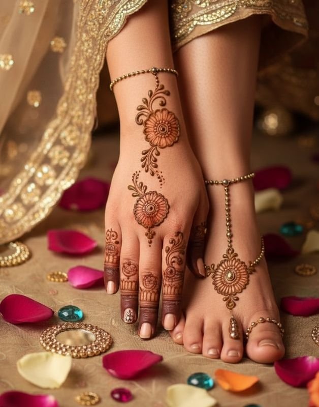 simple mehndi design