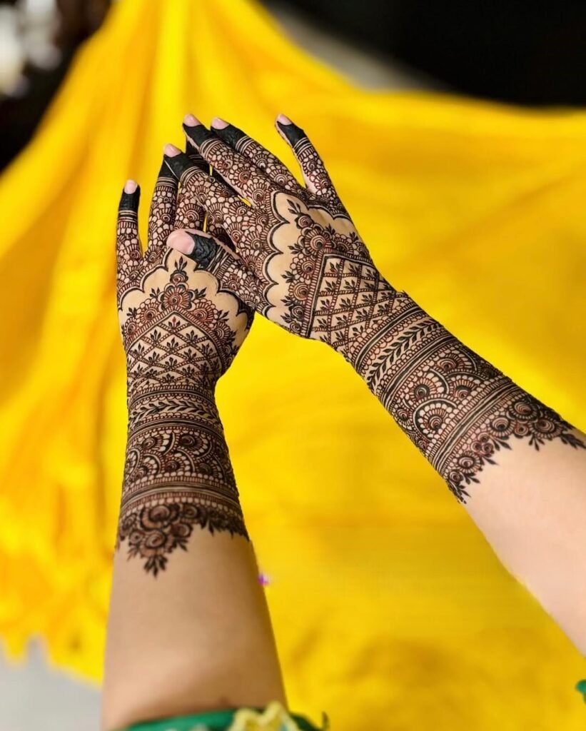 stylish henna simple design for hand design mehndi
