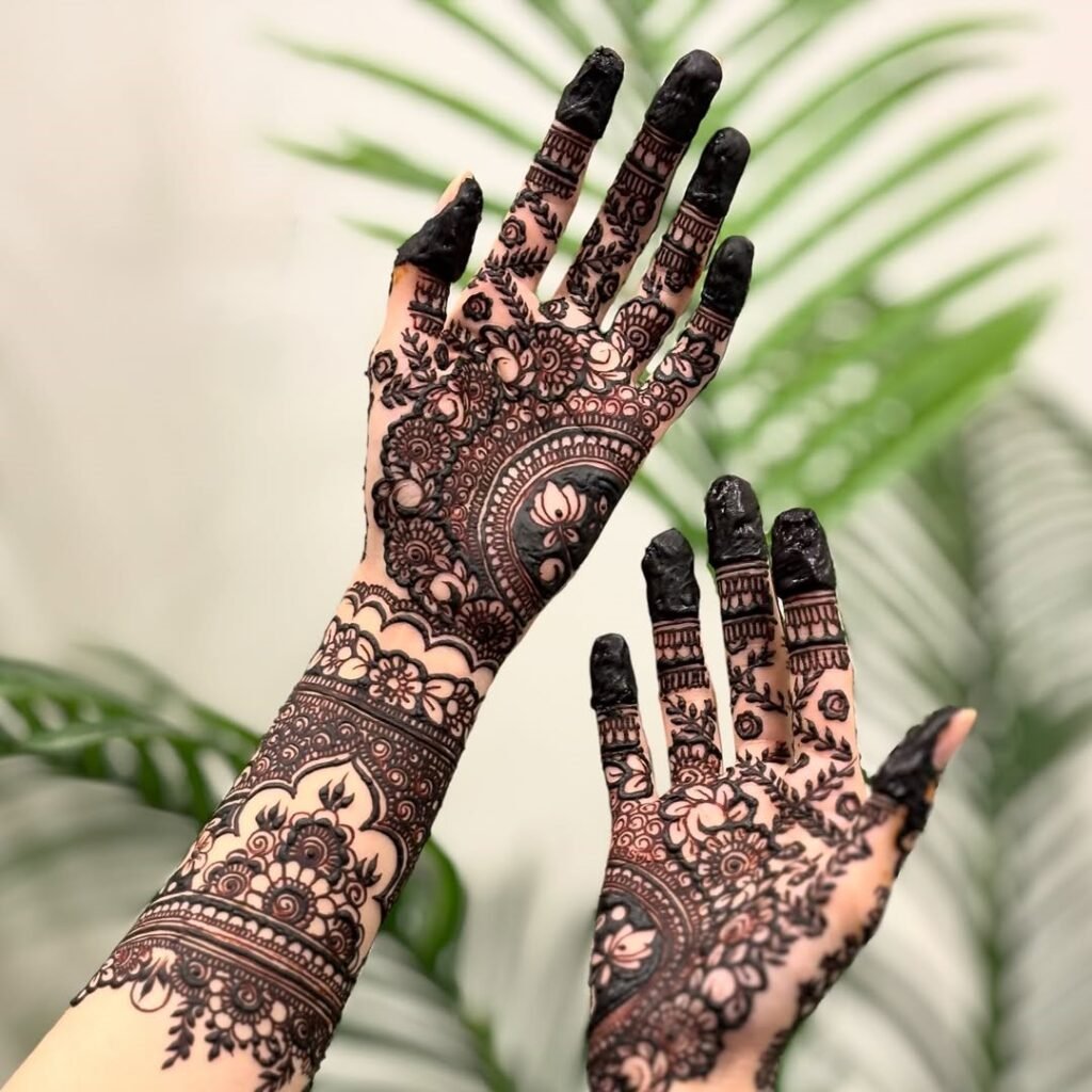 stylish mehndi design simple design mehndi