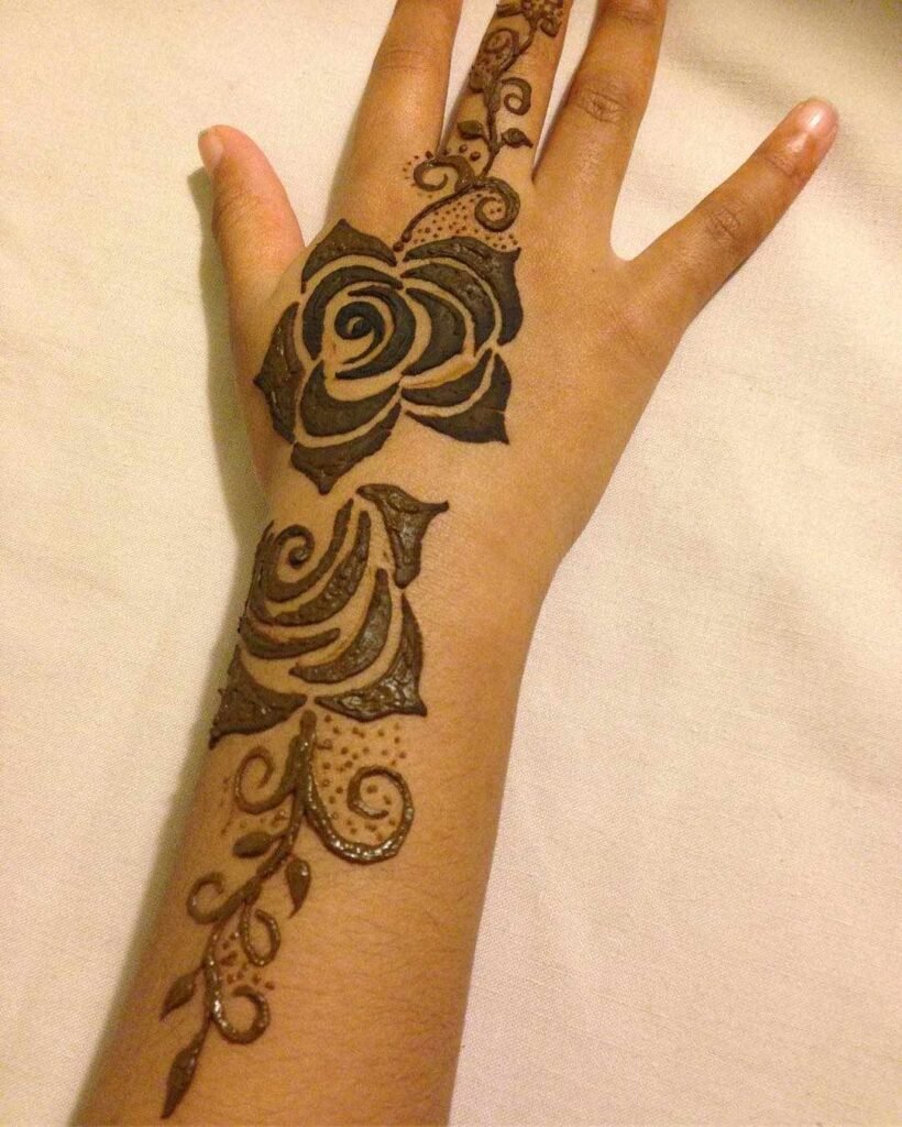 stylish pakistani mehndi designs for childrens