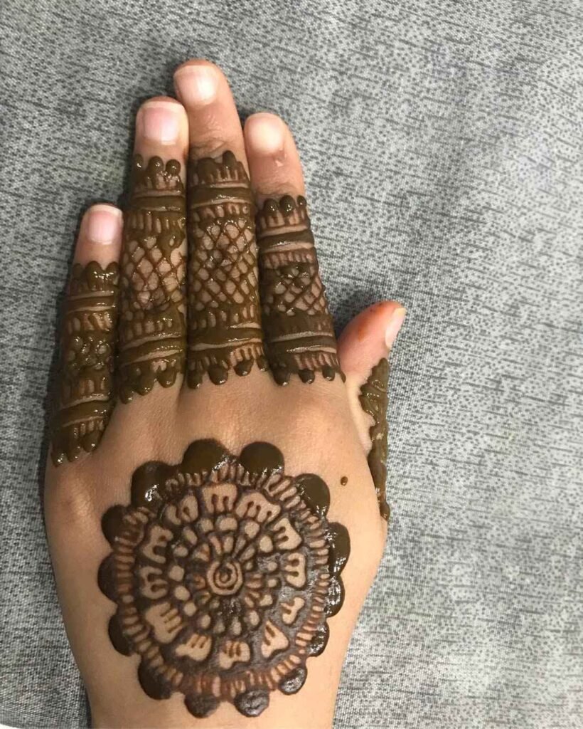 traditional easy easy mehndi designs for childrens