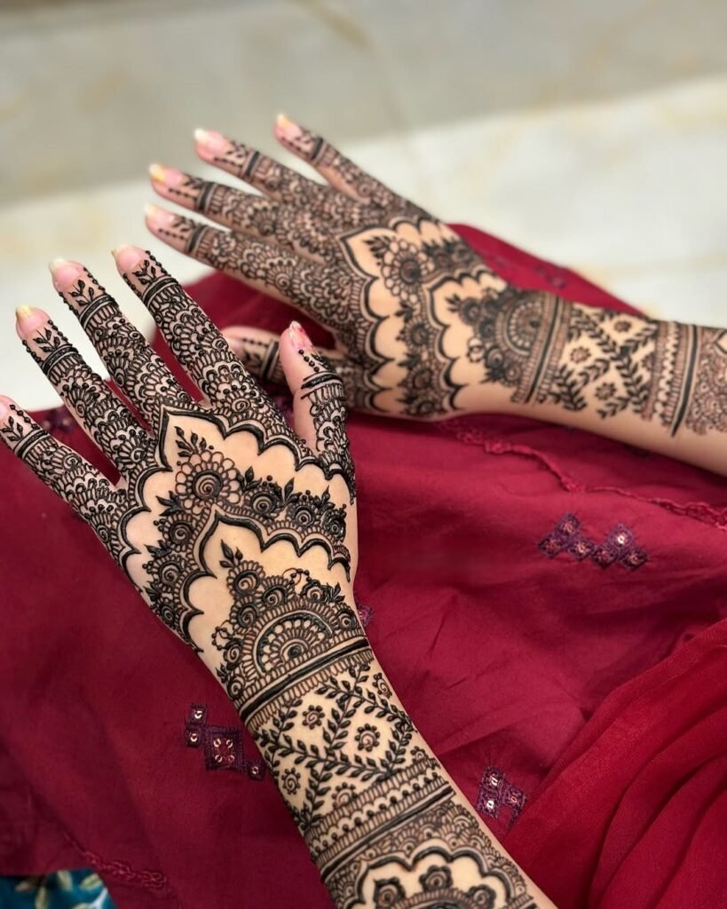 traditional easy mehndi designs for kids