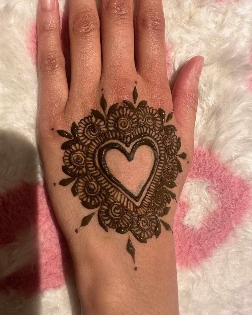 traditional floral childrens mehndi designs