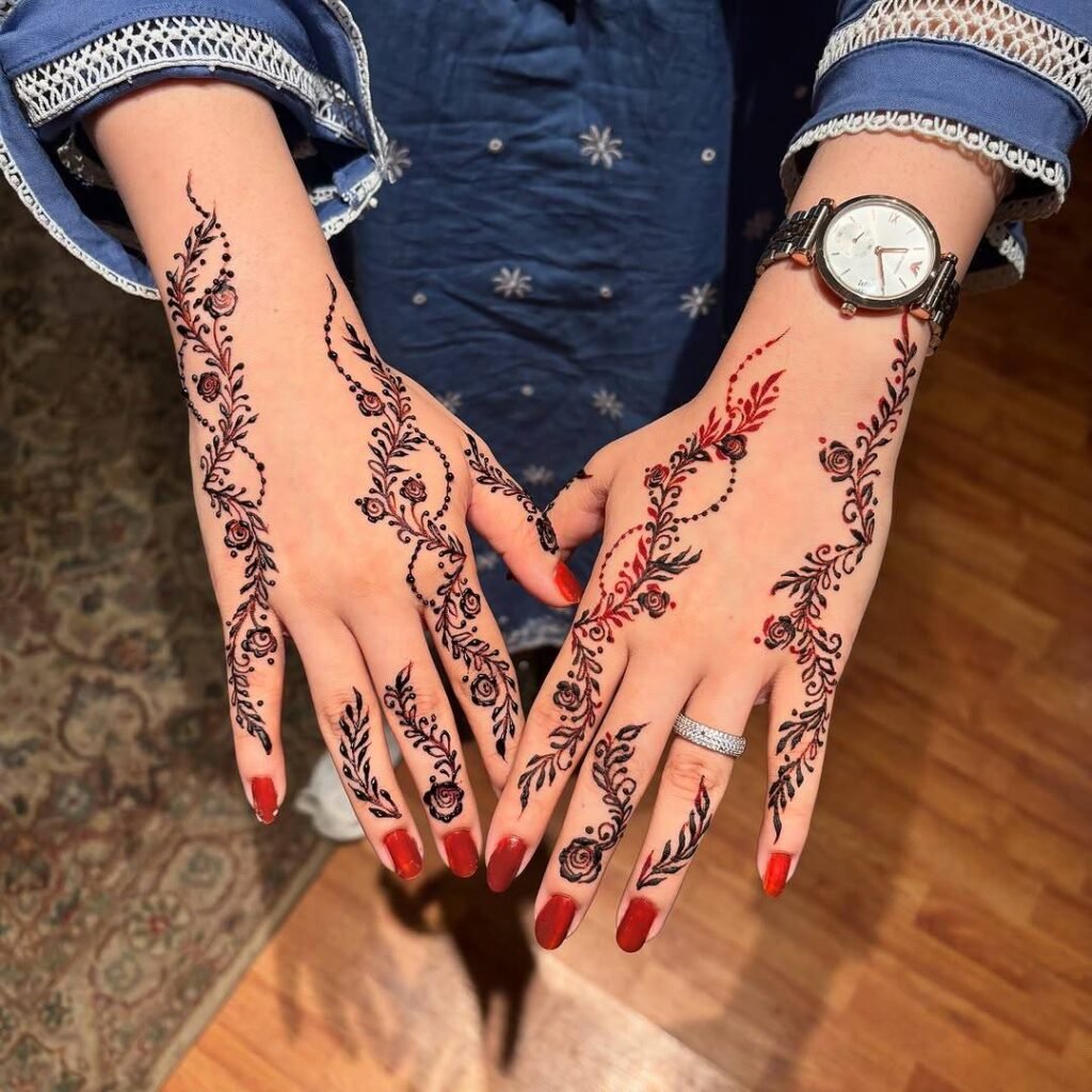 traditional henna easy mehndi designs