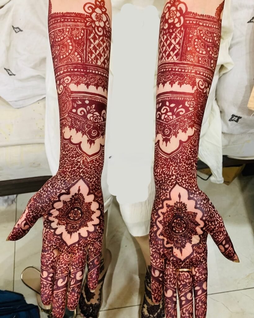 traditional mehndi design easy and beautiful