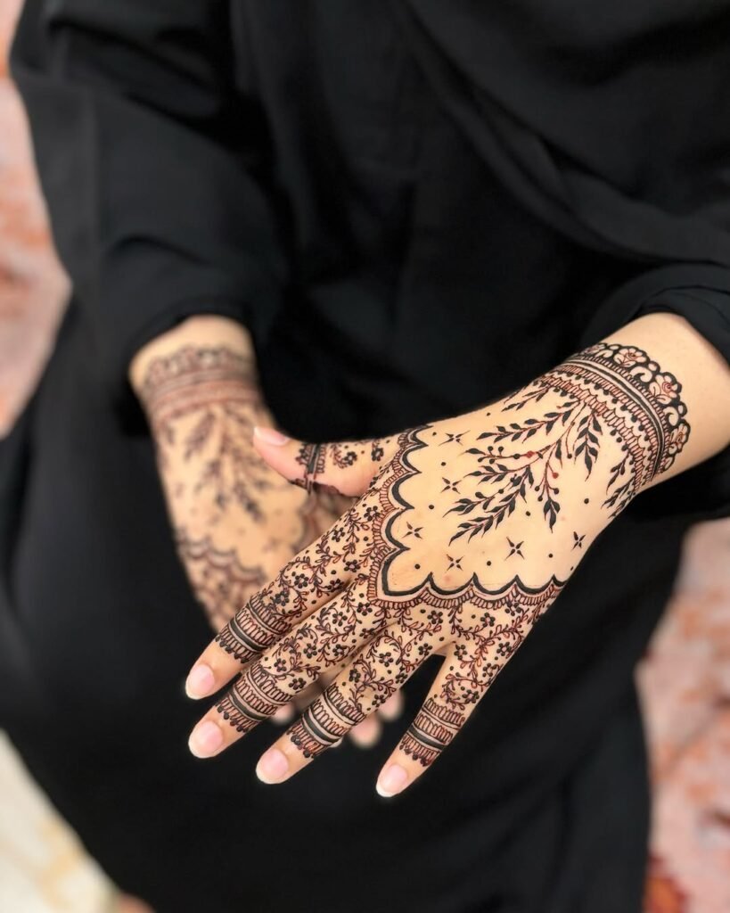 traditional simple henna designs for hands