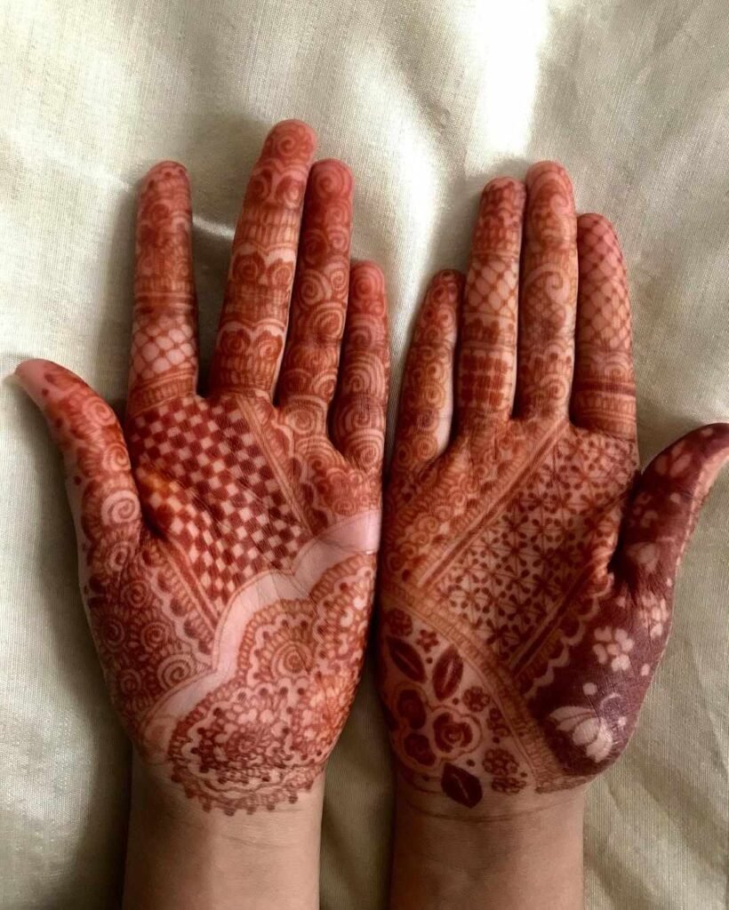 traditional simple mehndi designs for kids