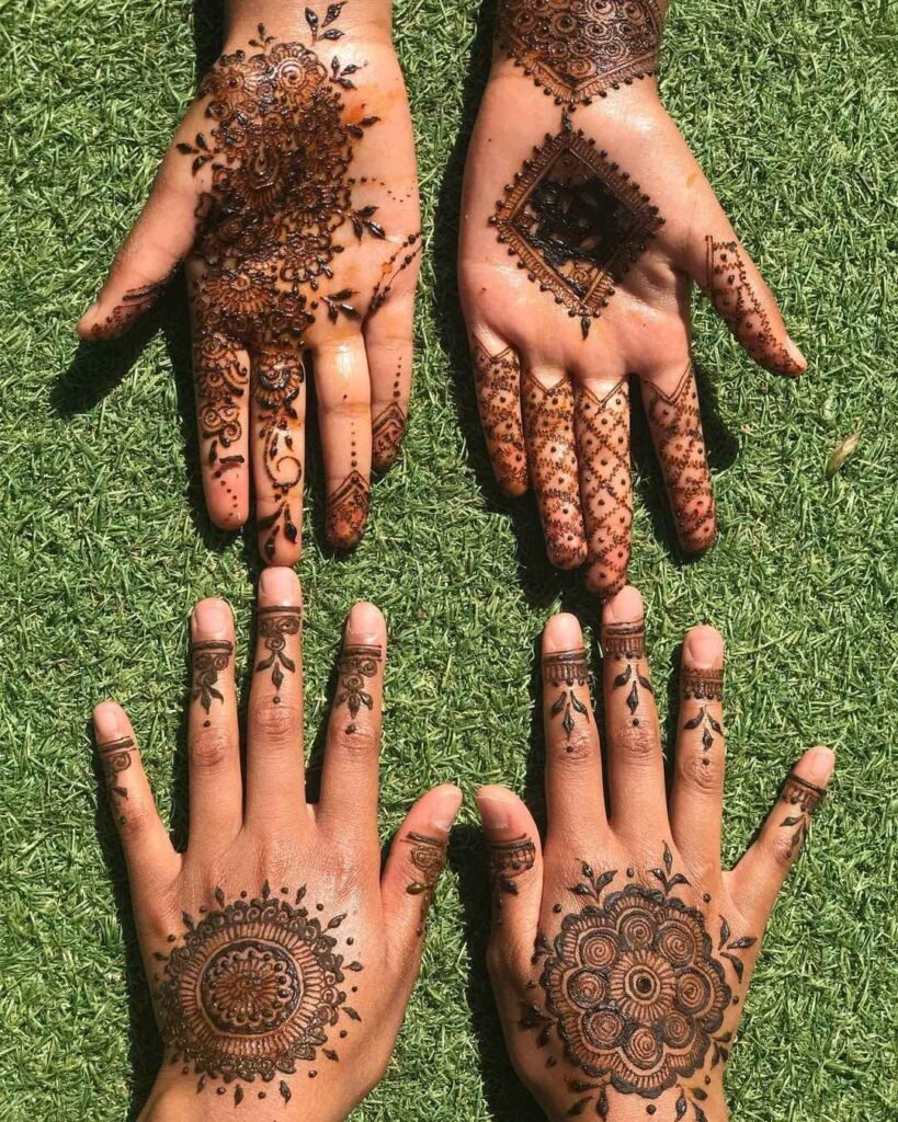 trending arabic childrens mehndi designs