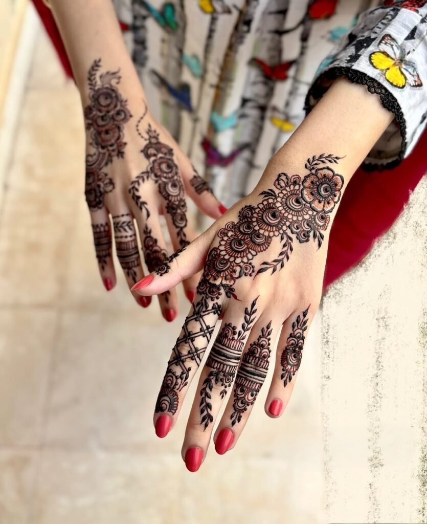 trending mehndi design simple hand