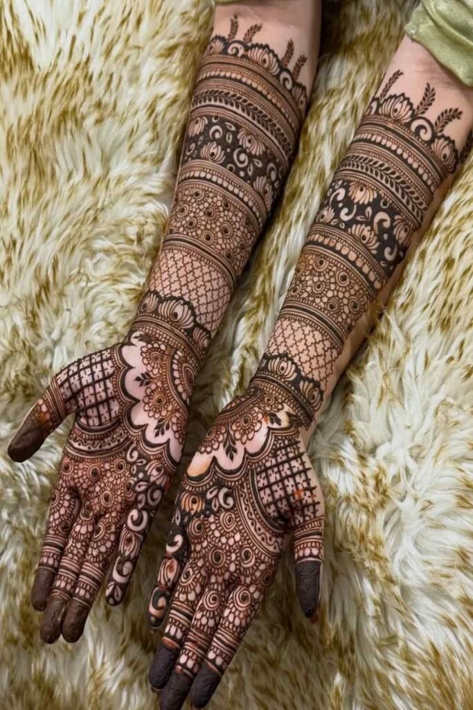 peacock mehndi design