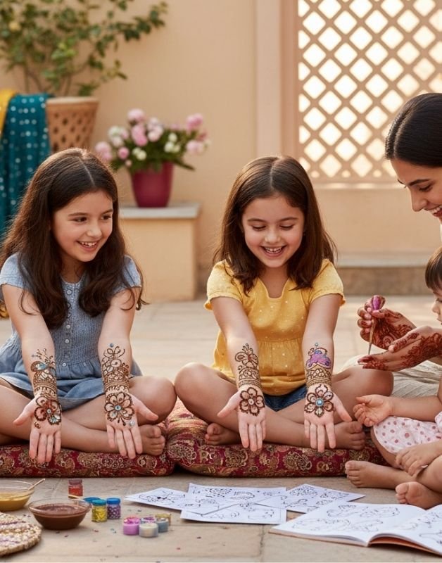 mehndi designs for children's