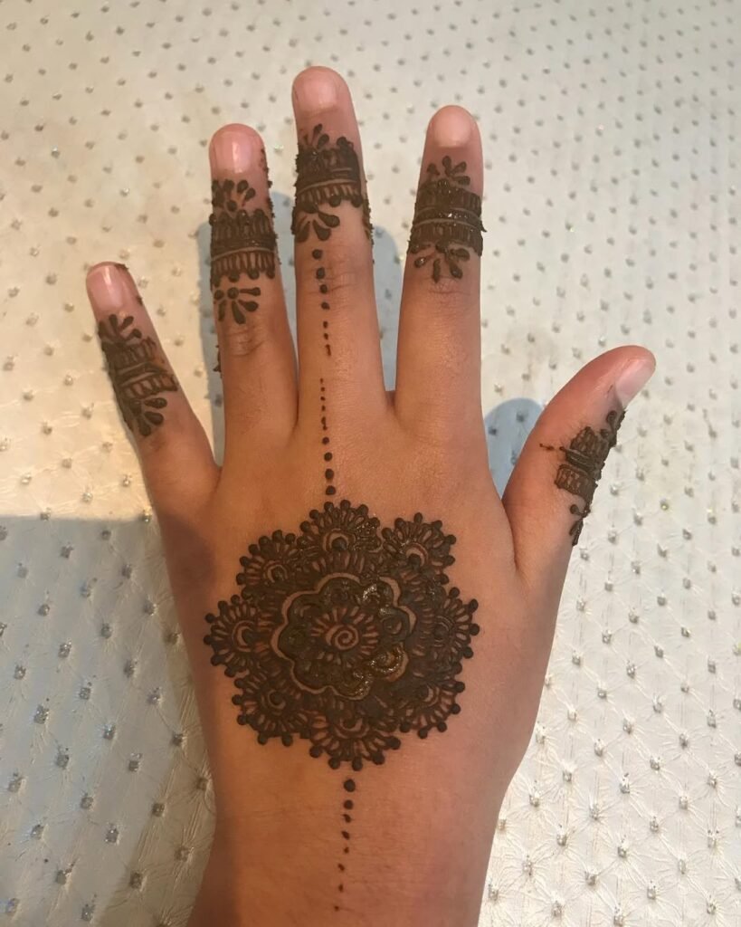 modern beautiful mehndi designs for childrens
